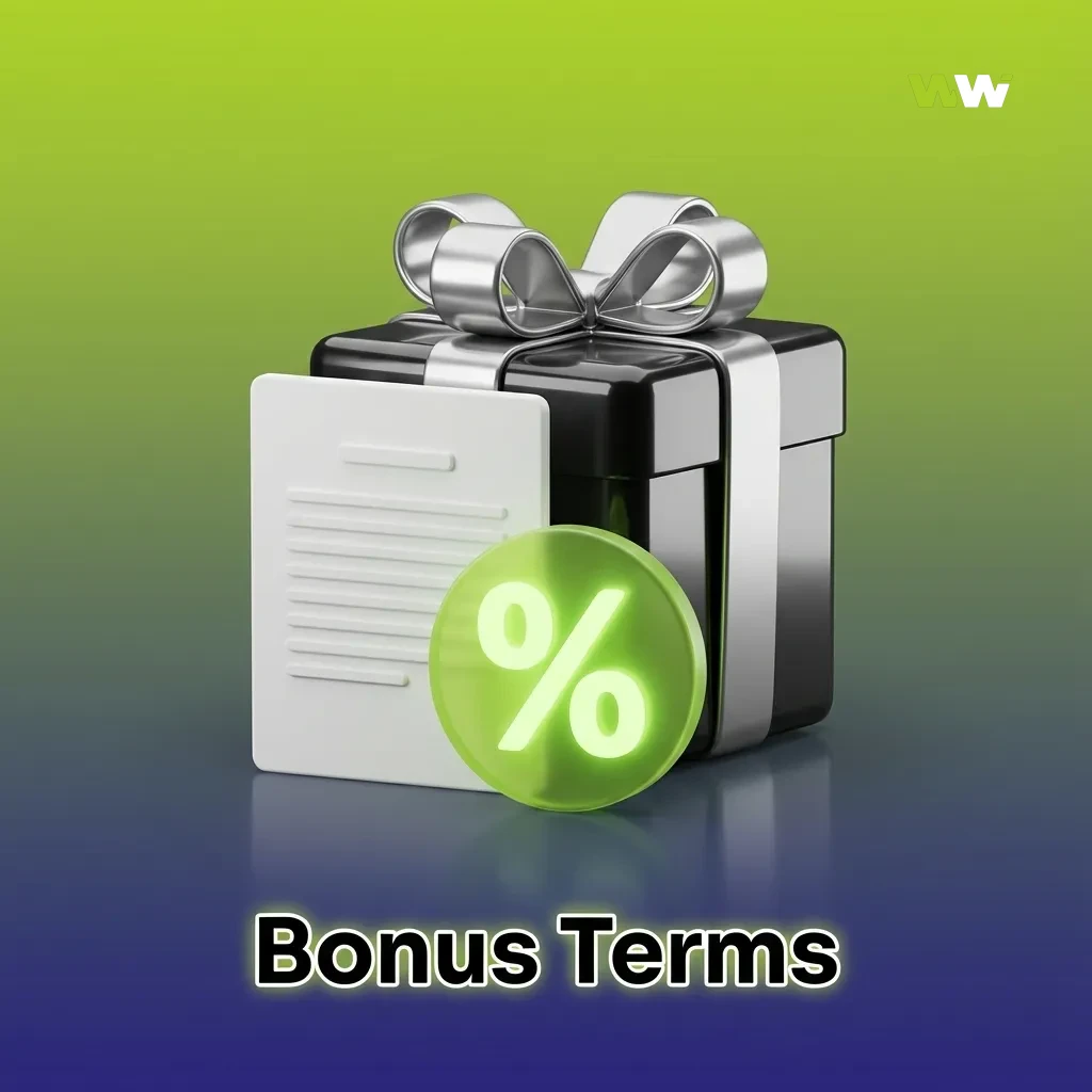 Icon and text banner summarizing online casino bonus rules for Bangladeshi users, including wagering and validity terms